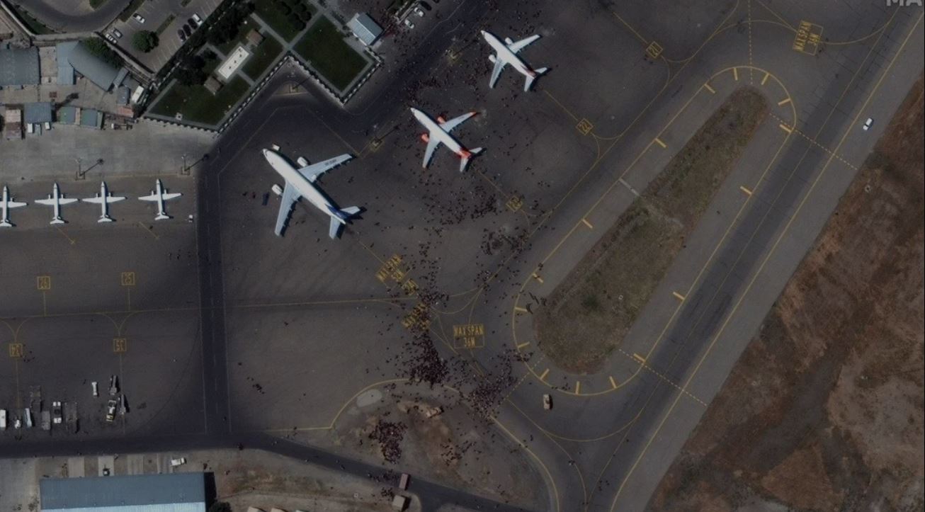 LOOK: Satellite images show Kabul airport chaos as ...