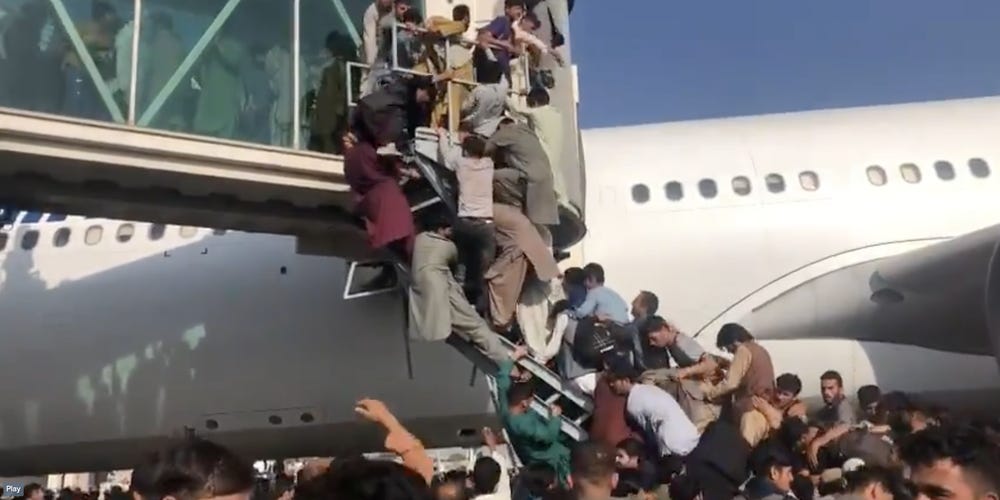 Afghanistan airport chaos