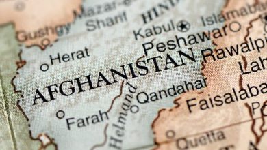 Afghanistan on map