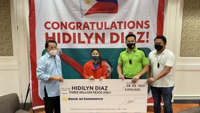 Hidilyn Diaz Mikee Romero Php 3 million 2