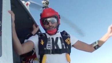 Sheikh Hamdan skydive August 7 2021