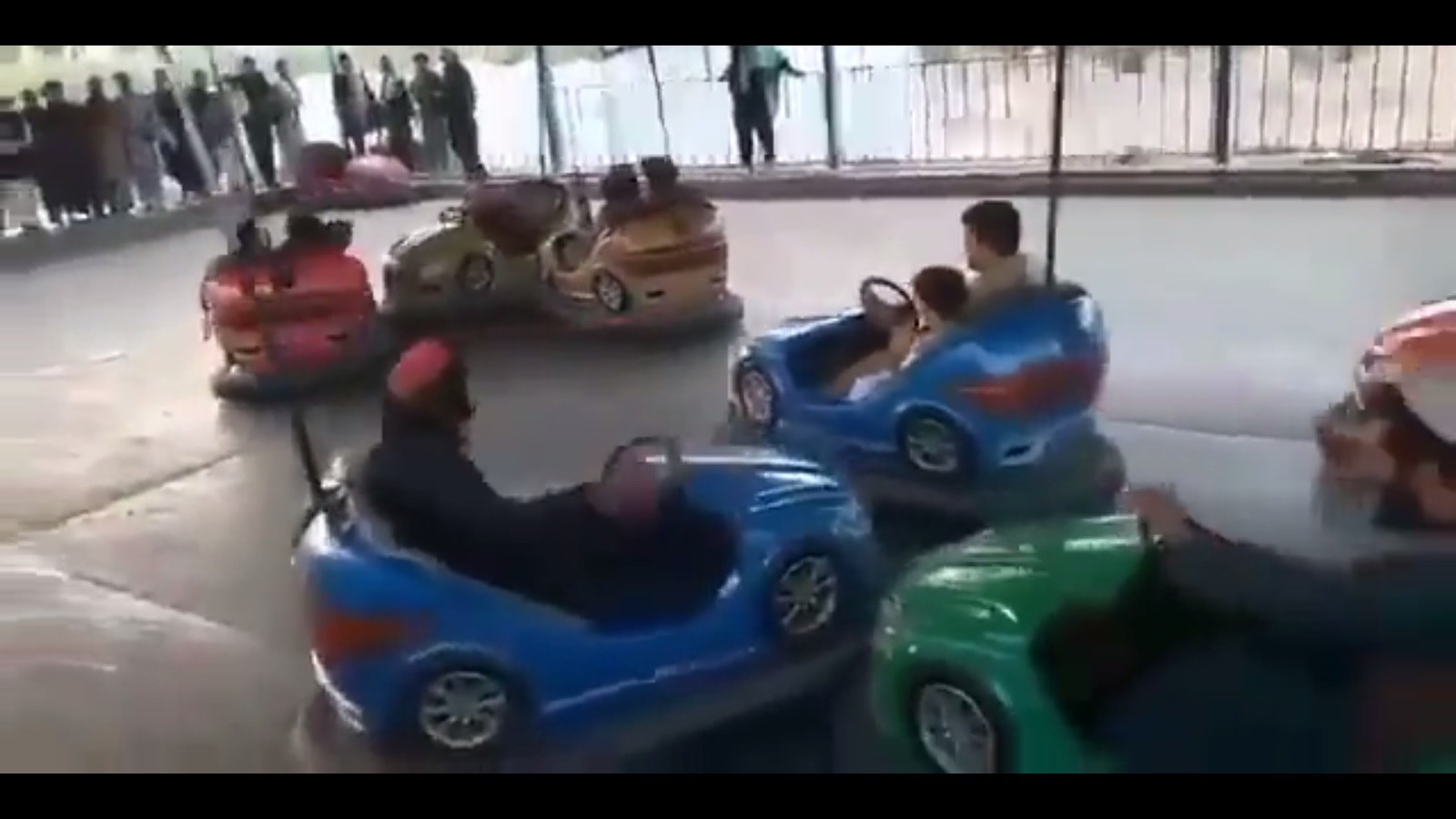 taliban in bumper cars