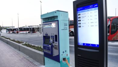 Dubai nol and bus screens