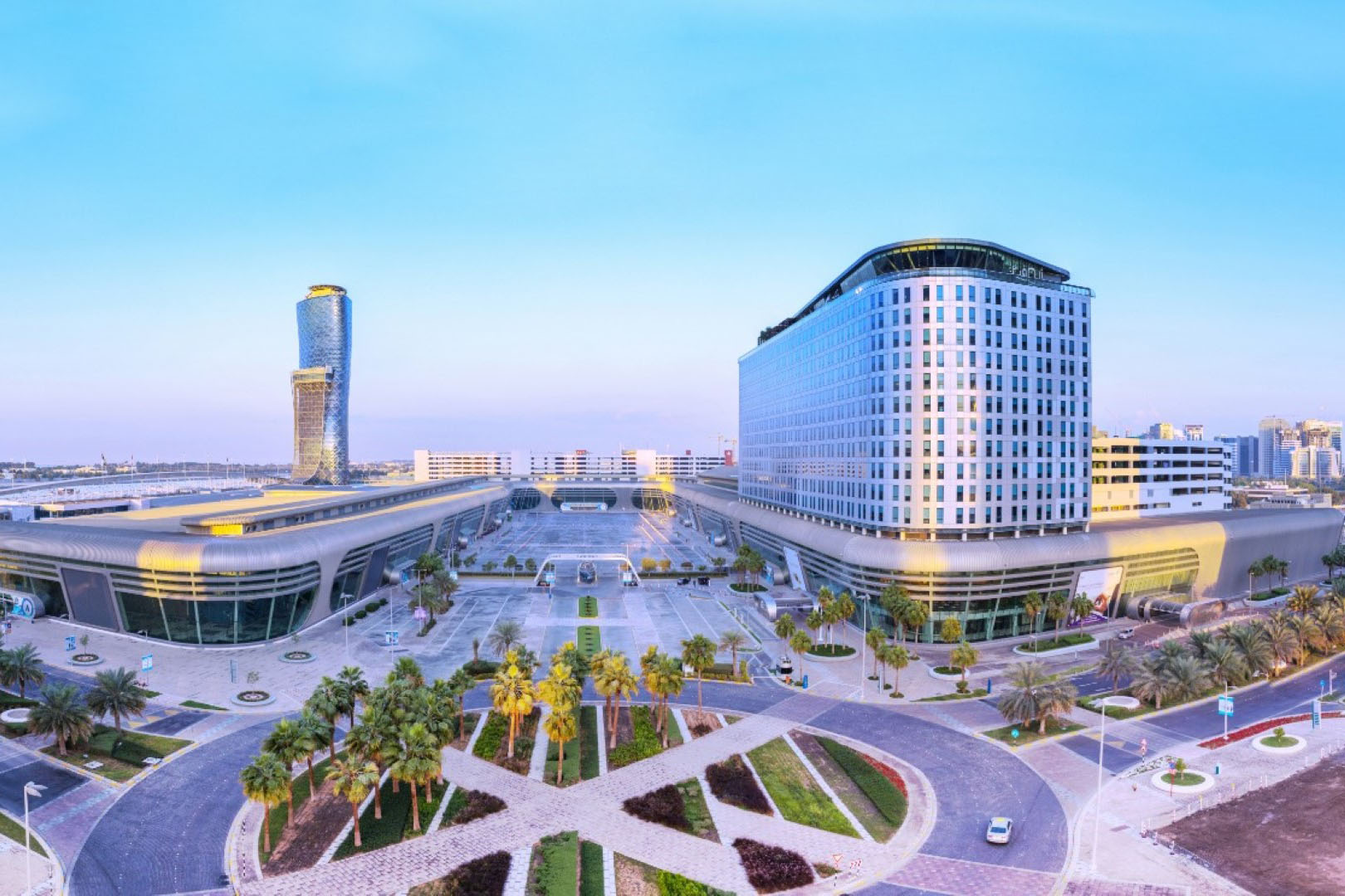Abu Dhabi National Exhibition Centre ADNEC landscape