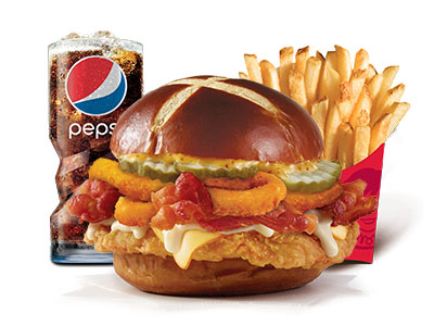 Savor Wendy’s mouthwatering Pretzel Bacon burgers, available for a ...