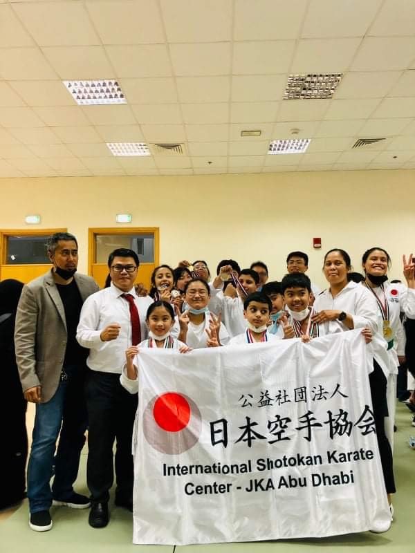 2nd runner up International Shotokan Karate-do Club Abu Dhabi