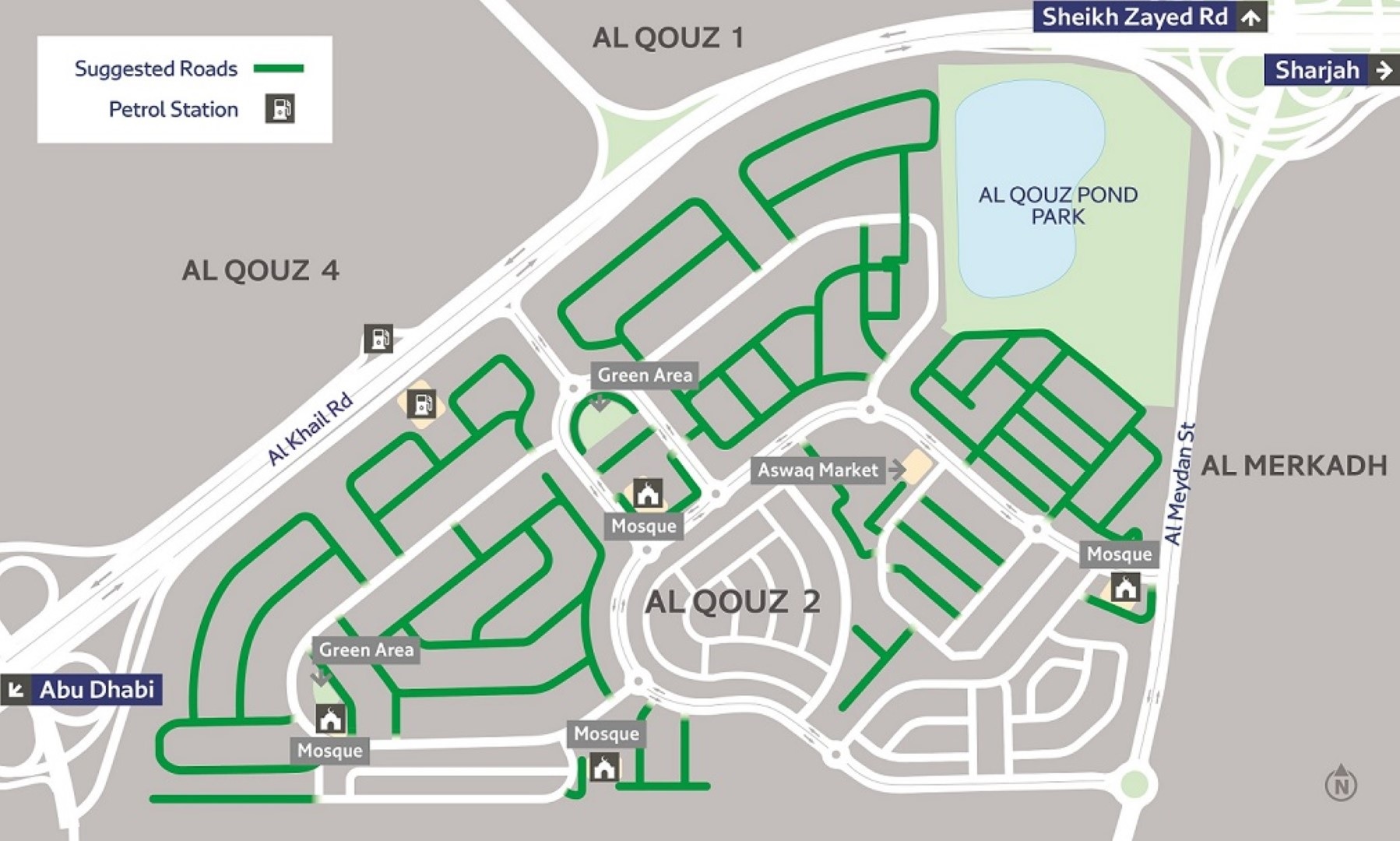 Al Khail Road Dubai Map Rta Awards Contract For Constructing Internal Roads Extending 16 Km At Al  Quoz 2 - The Filipino Times