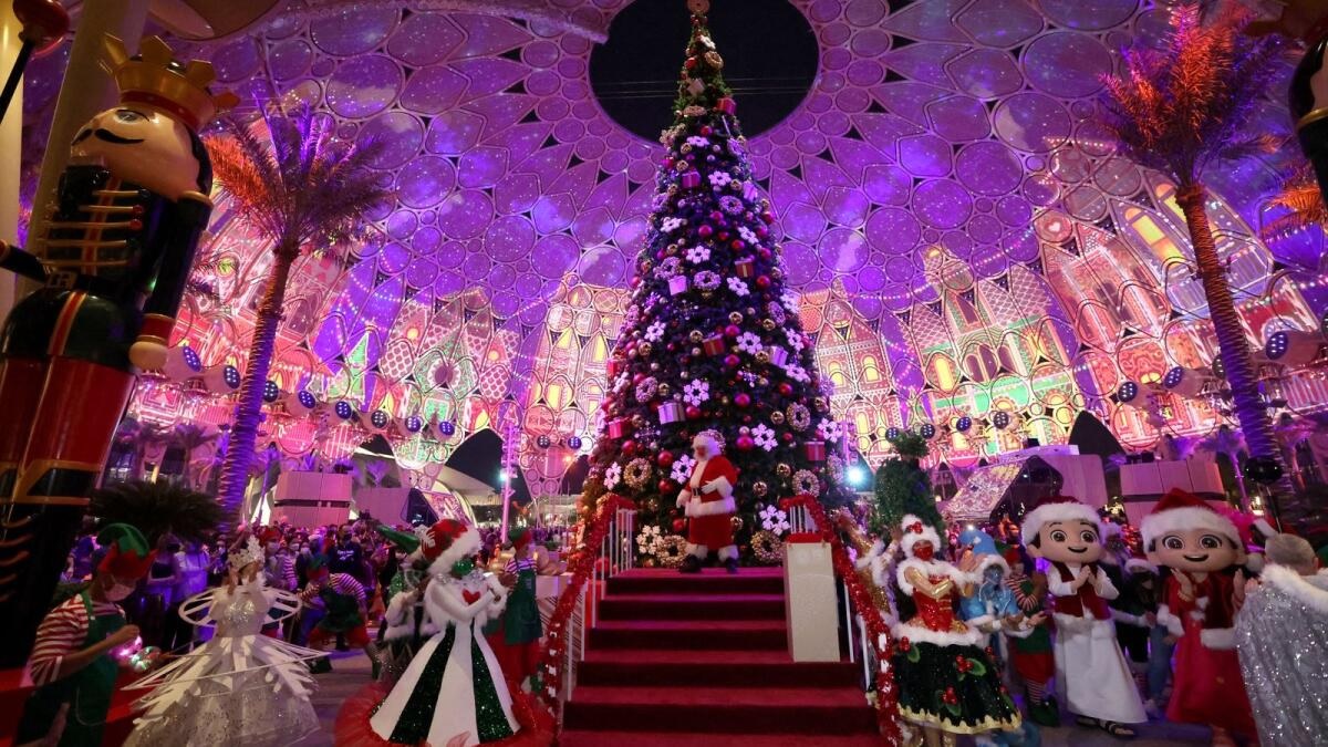 WATCH Expo 2020 Dubai delights visitors with Christmas festivities