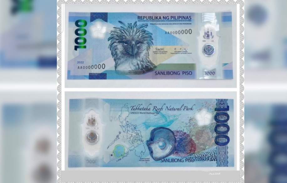 Philippine Eagle 1000 Peso Bill 