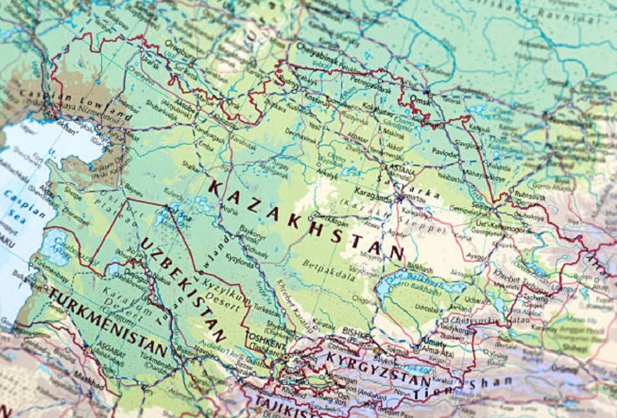 Kazakhstan On Map 