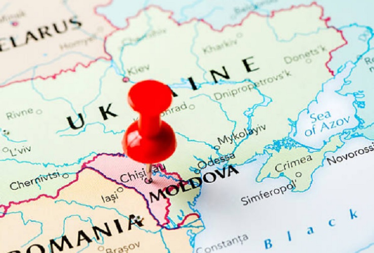 Moldova On Map 