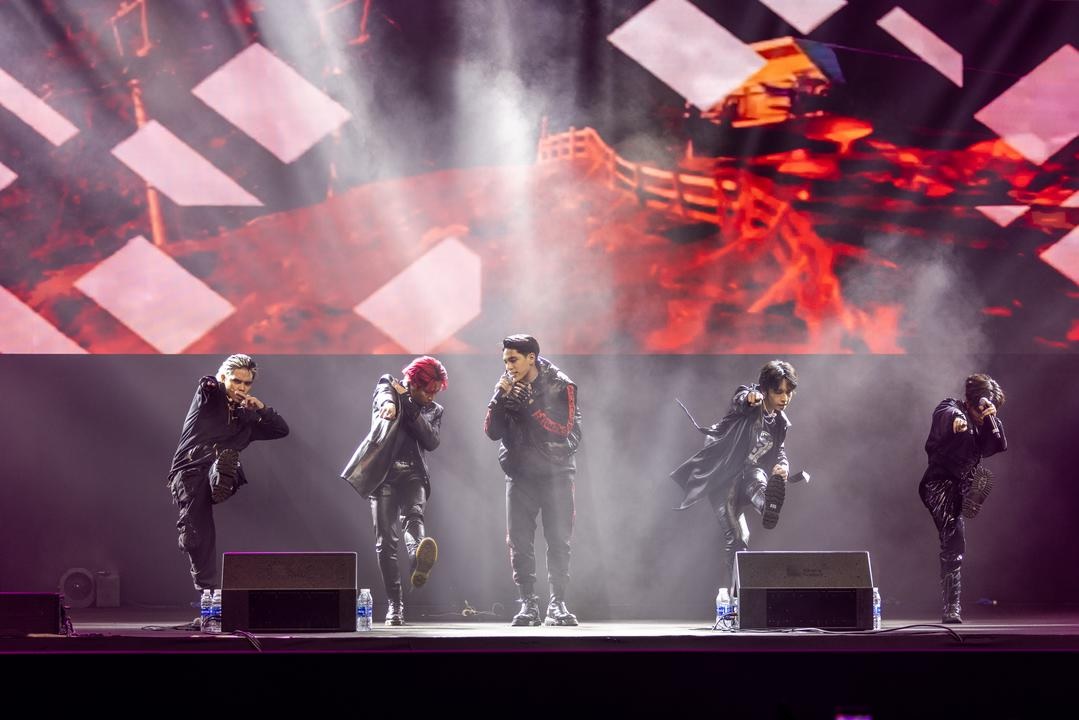 DUBAI, 16 March 2022. SB19 perform at DEC Arena, Expo 2020 Dubai. (Photo by Miaad Mahdi/Expo 2020 Dubai)
