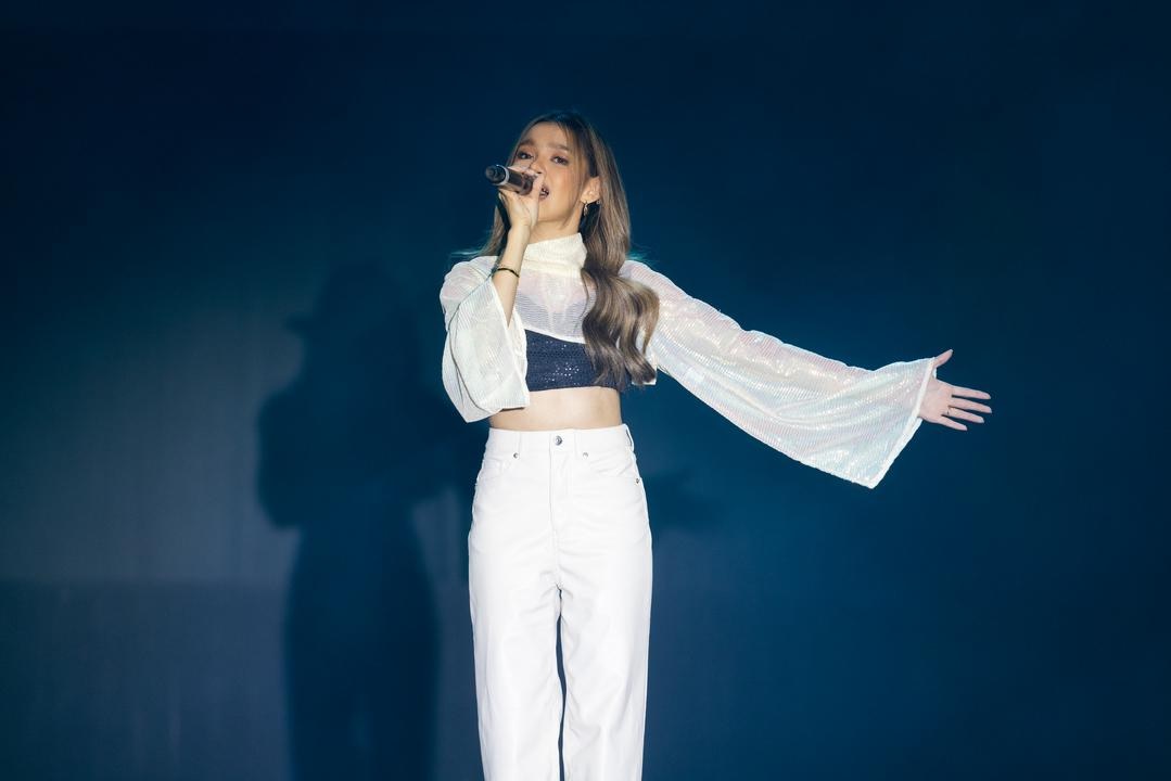 DUBAI, 16 March 2022. Zephanie performs at DEC Arena, Expo 2020 Dubai. (Photo by Miaad Mahdi/Expo 2020 Dubai)