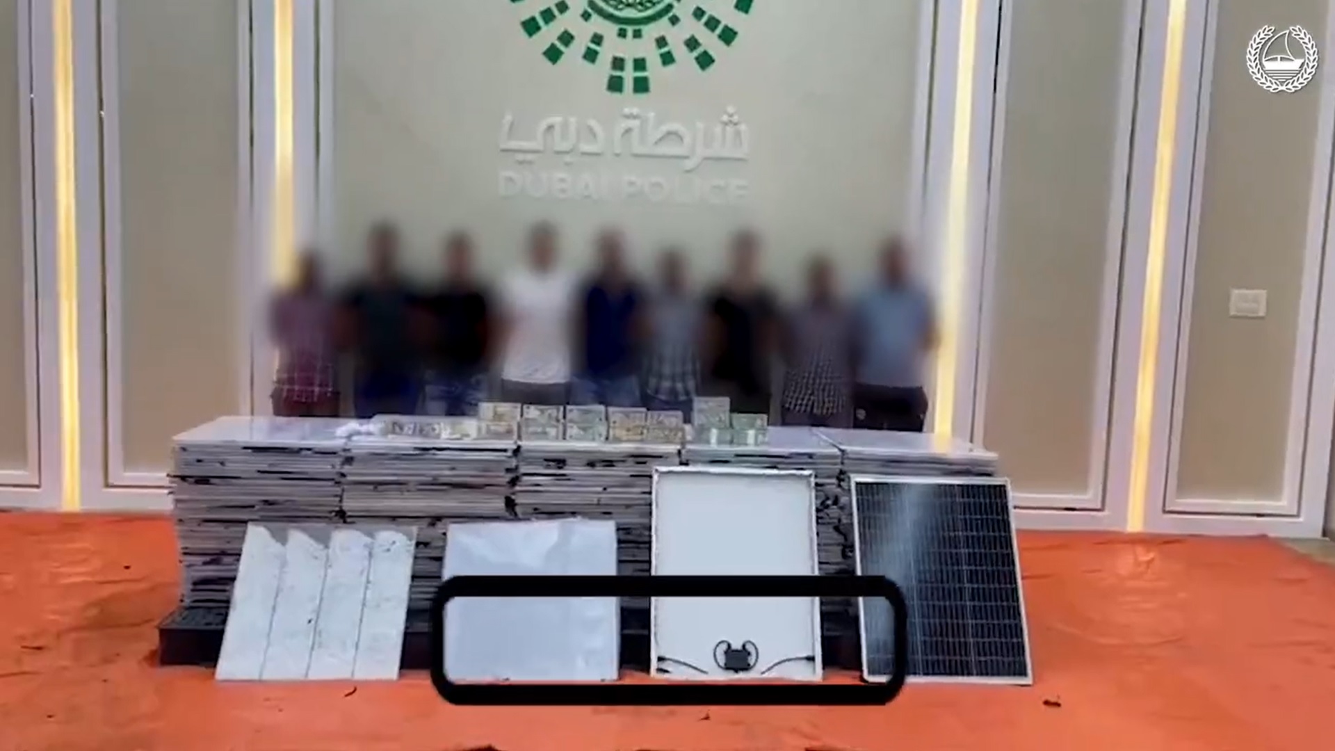 Dubai Police Foil Bid To Smuggle 18 7 Million Drugs Hidden In Solar