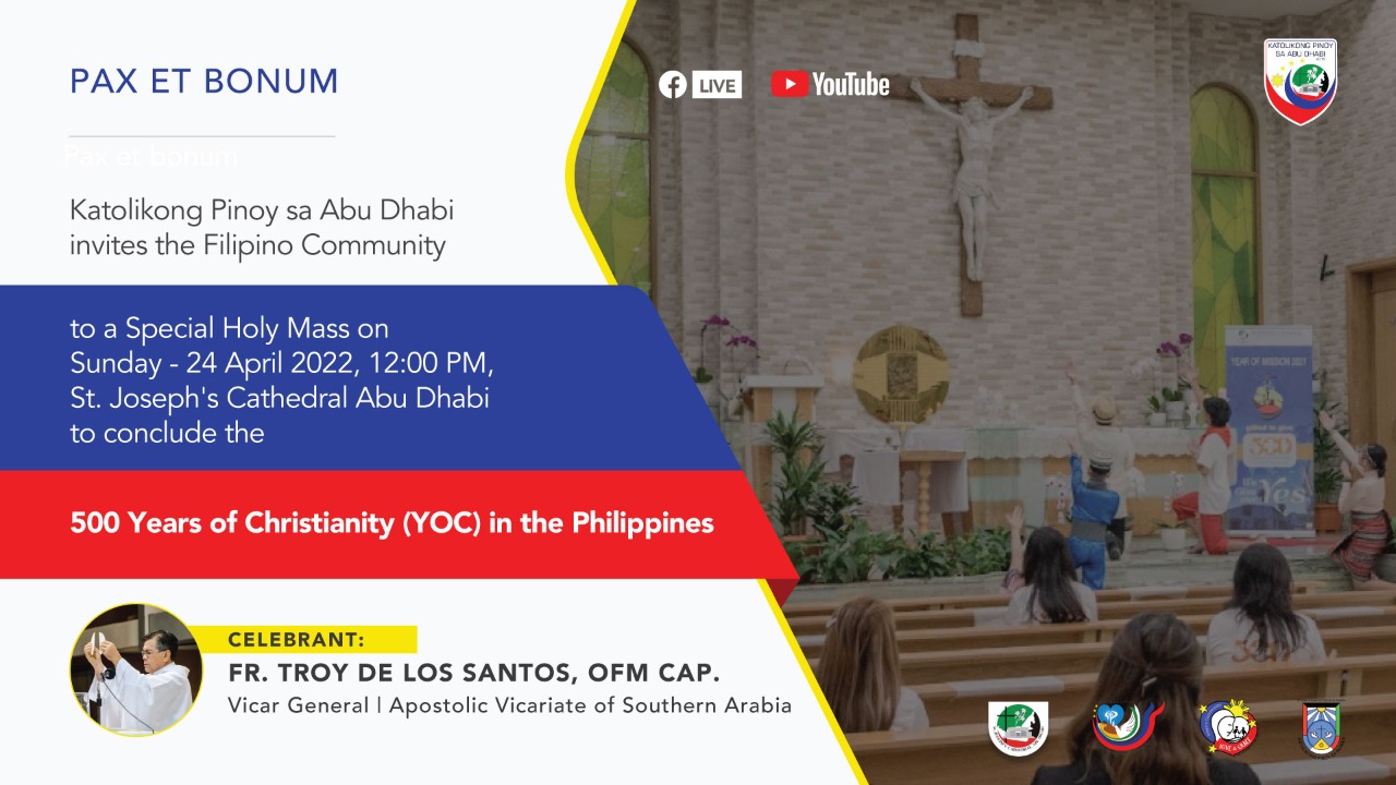 Katolikong Pinoy sa Abu Dhabi - This is happening today! You can watch the  online recollection with Fr Dave Concepcion directly here at KPAD fb page.  See you all!