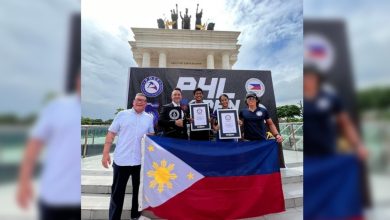 Pinoy athletes Mark Julius Rodelas and Kaizen dela Serna