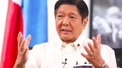 Bongbong Marcos hands