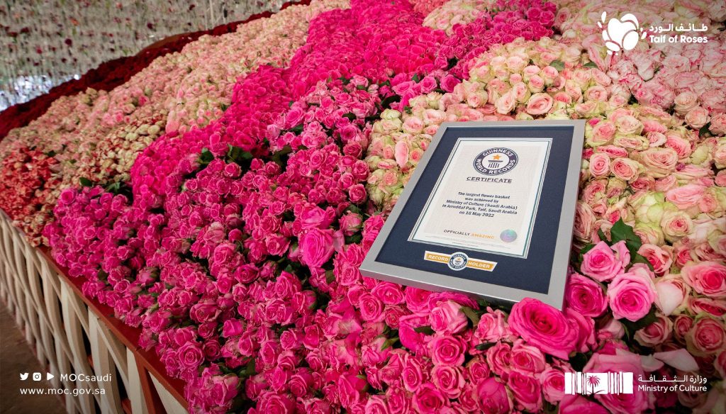 Saudi's Taif Rose Festival breaks Guinness World Record The Filipino