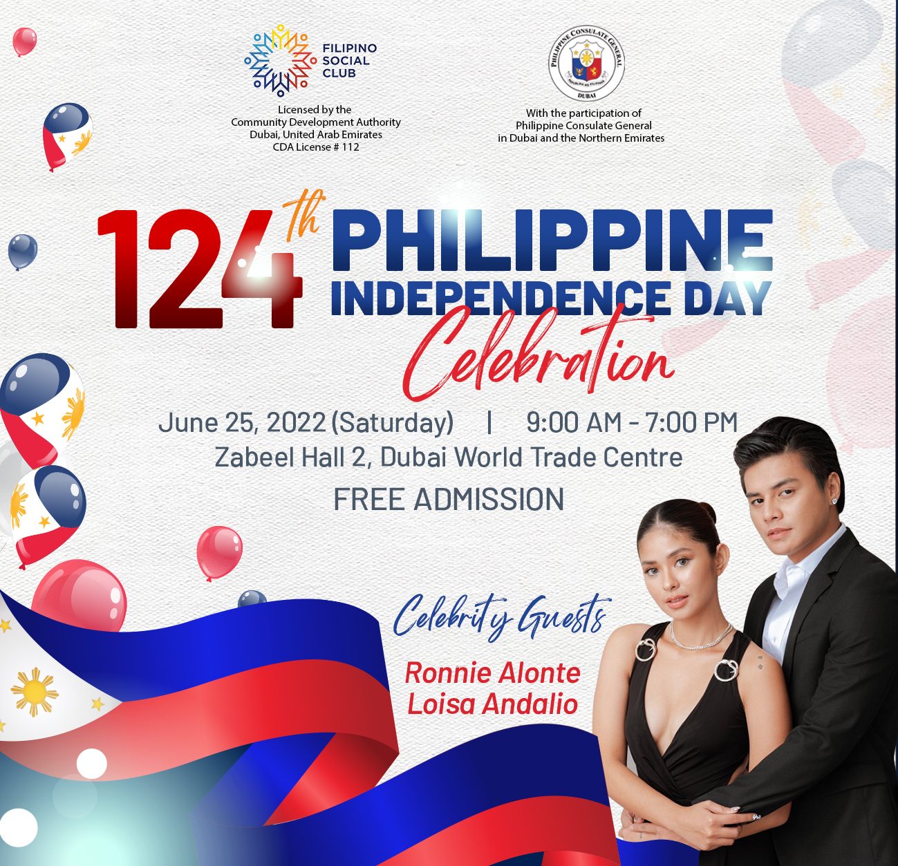 Funfilled 124th Philippine Independence Day all set for June 25 The