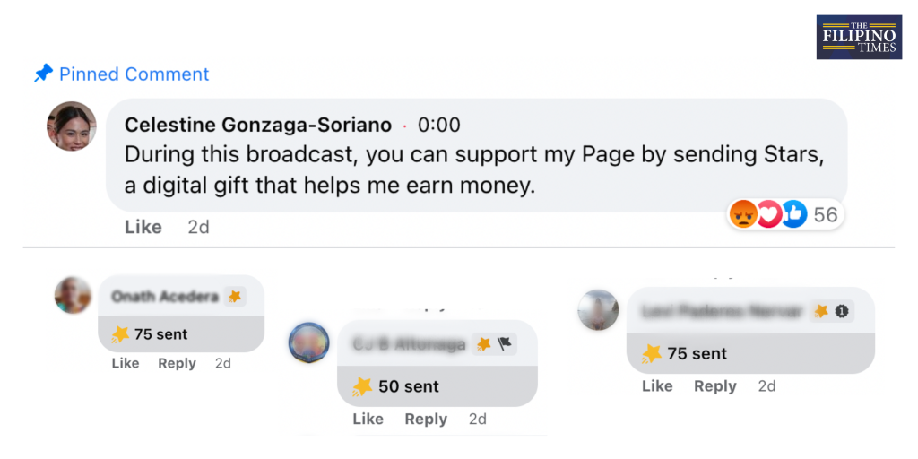 'Digital gifts help me earn money' Toni Gonzaga page asking fans to