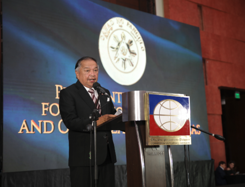 CFO Secretary and Chairperson Justice Francisco P. Acosta.