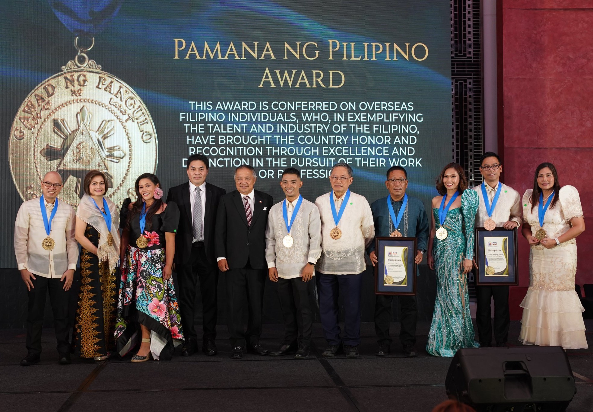2021 PAFIOO Pamana ng Pilipino Presidential Awardees
