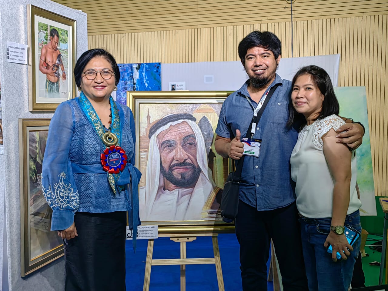 JP and Nancy Faderogao with Amb. Quintana