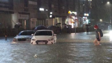 Korea floods wam photo