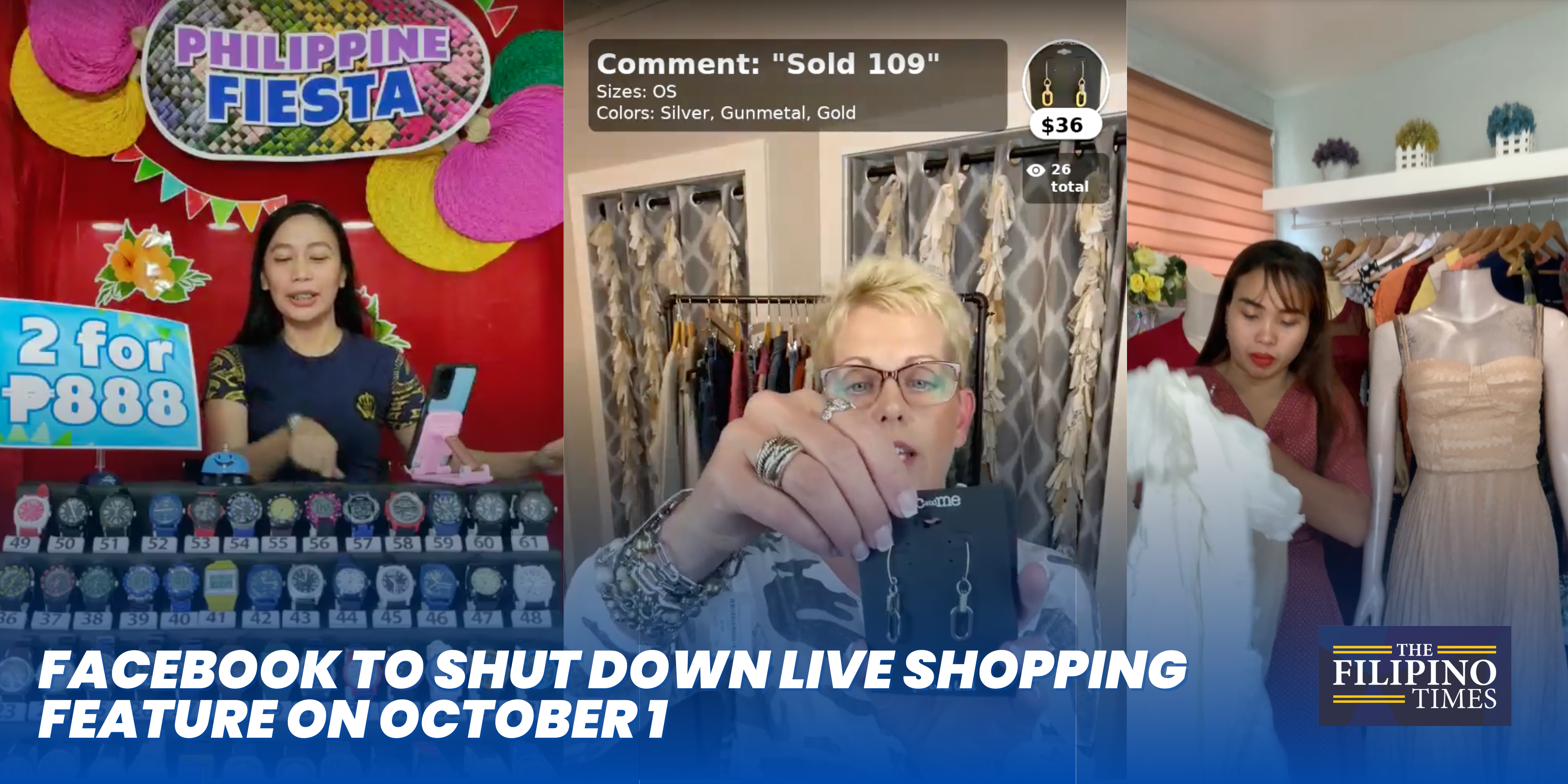 Facebook is shutting down its live shopping feature on October 1