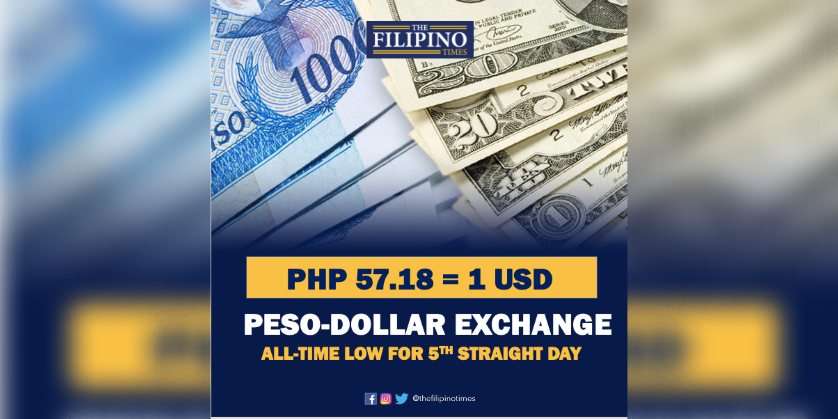 Philippines pesos to US dollar exchange at 11-year lows, Business and  Economy