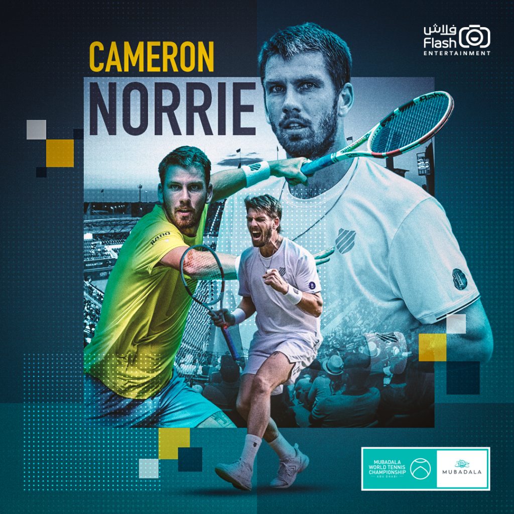 Cameron Norrie Britains No.1 male tennis player has been added to the MWTC line up ENG