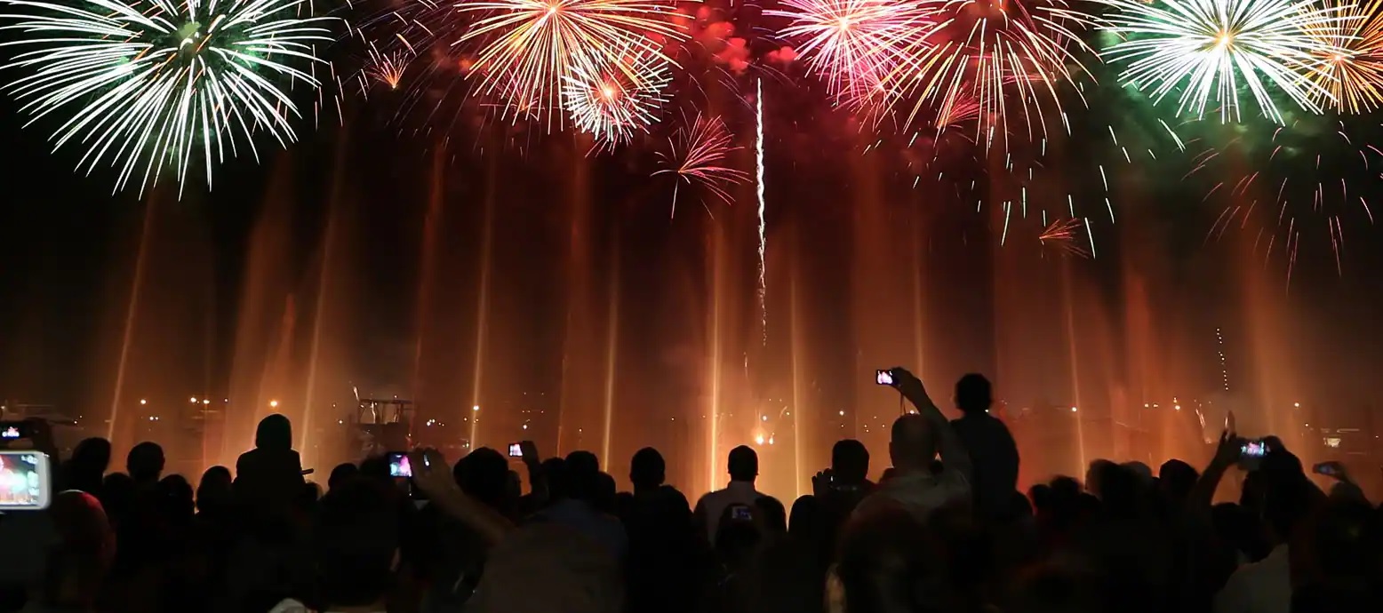 fireworks 2022 uae the beach JBR