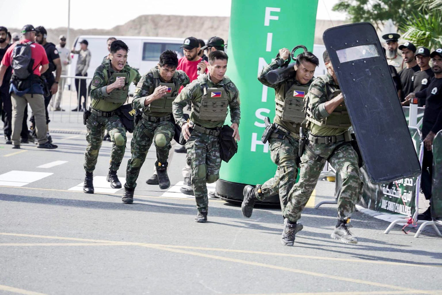 PNP Special Action Force participates in the UAE swat challenge The