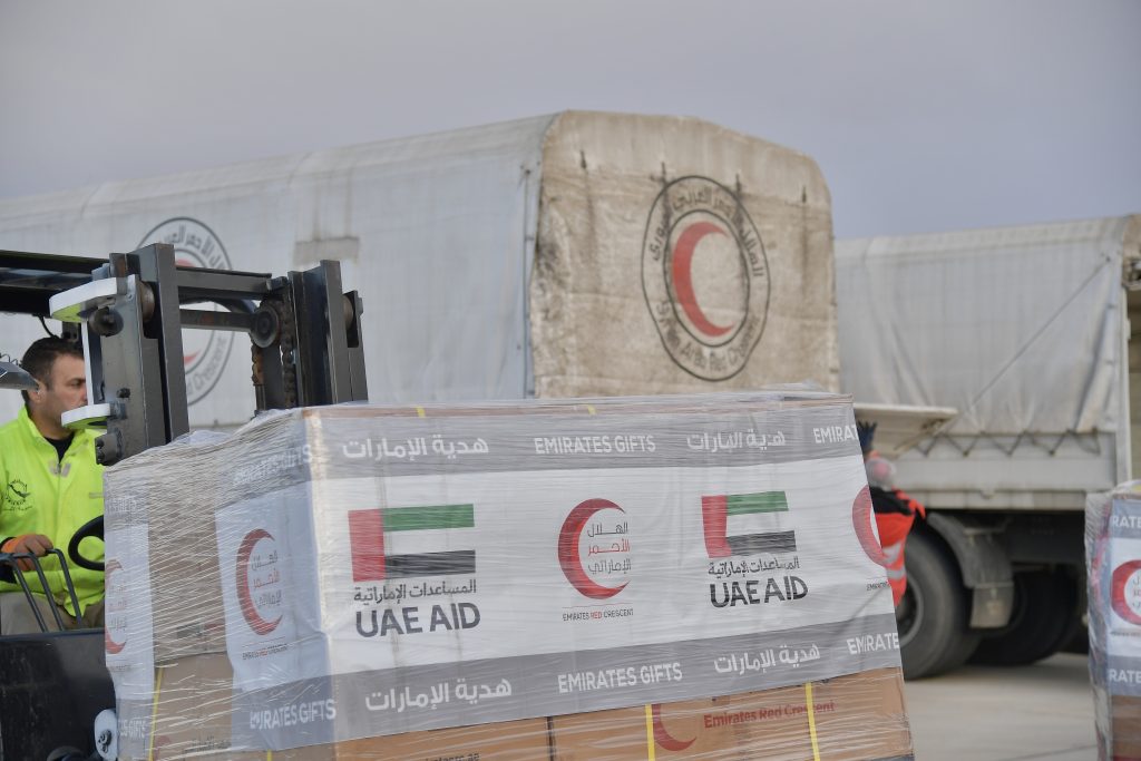 UAE to send 22 aid planes carrying 640 tons of relief supplies for ...