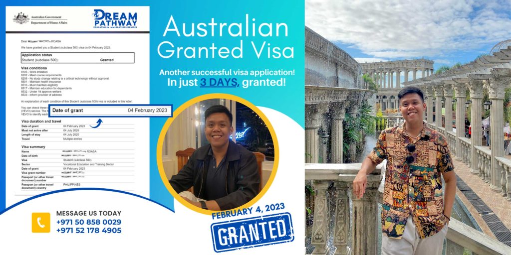 Filipino's Australian Dream comes true in just 3 days with the help of