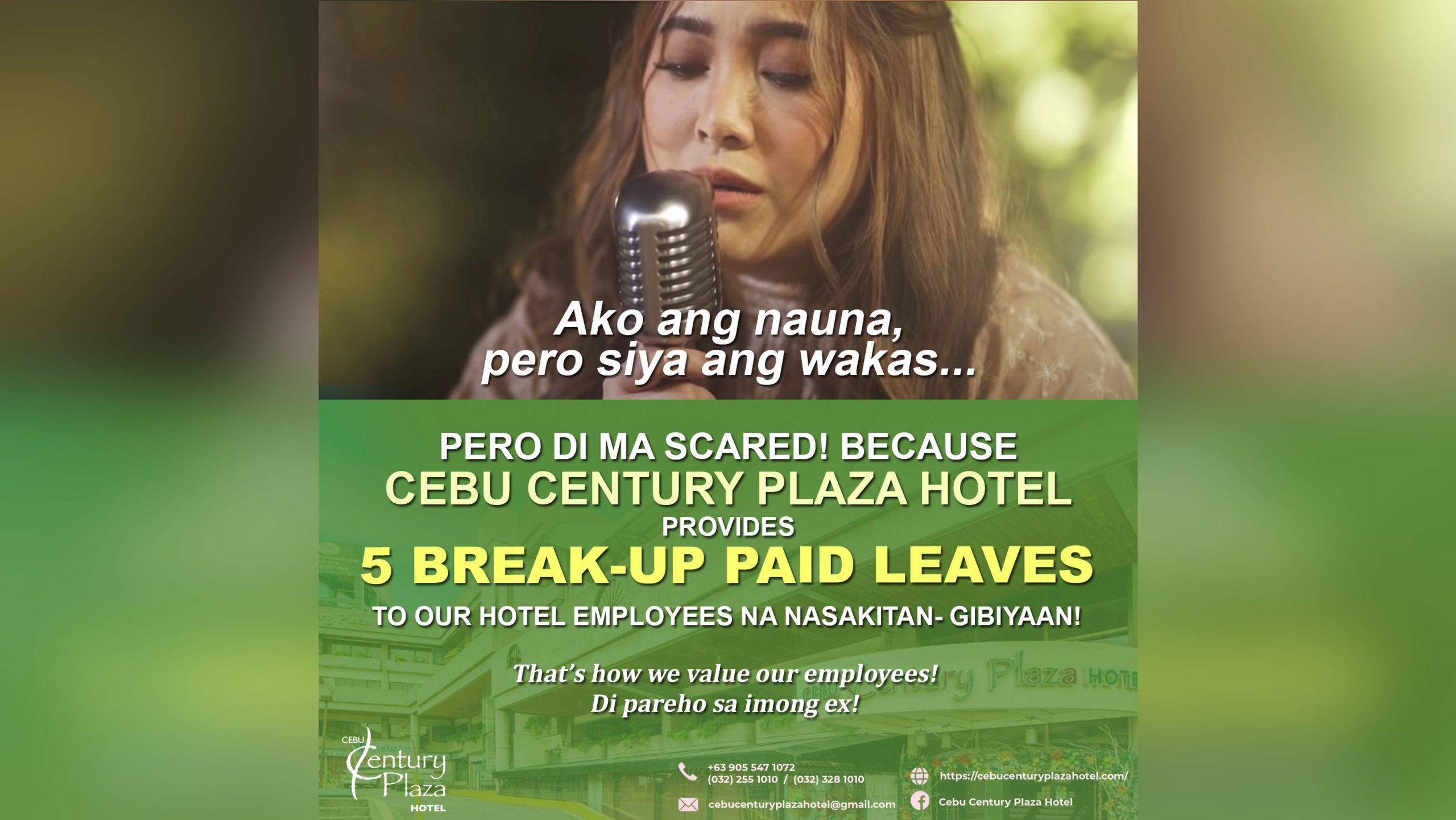 Cebu hotel offers five-day break up leaves for employees - The Filipino  Times