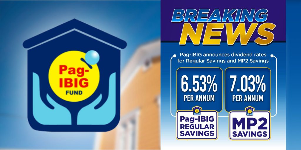 PagIBIG Fund posts highest dividend rates in history, MP2 savings