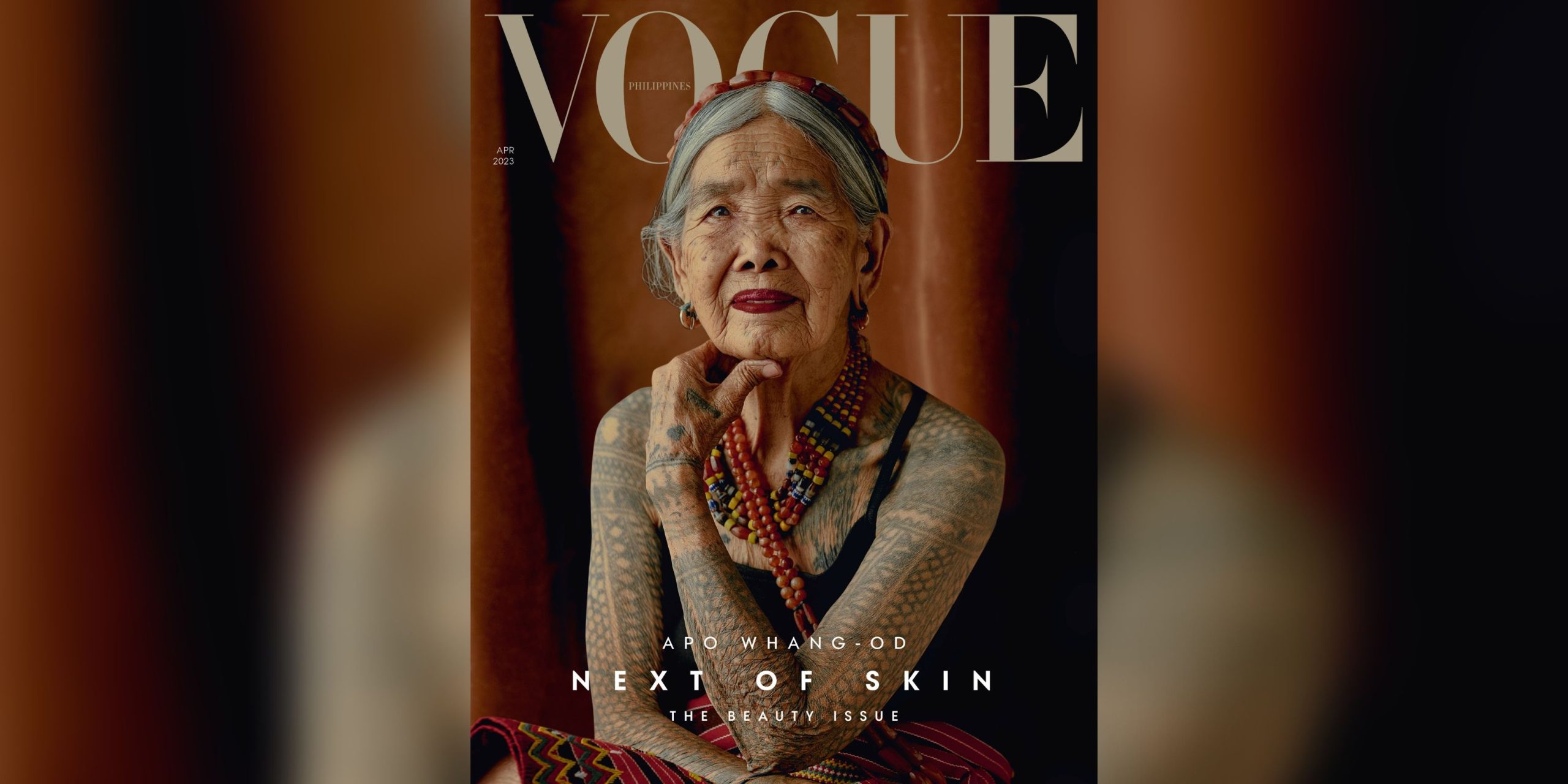 Vogue Phs Beauty Issue Cover Girl Apo Whang Od A National Treasure