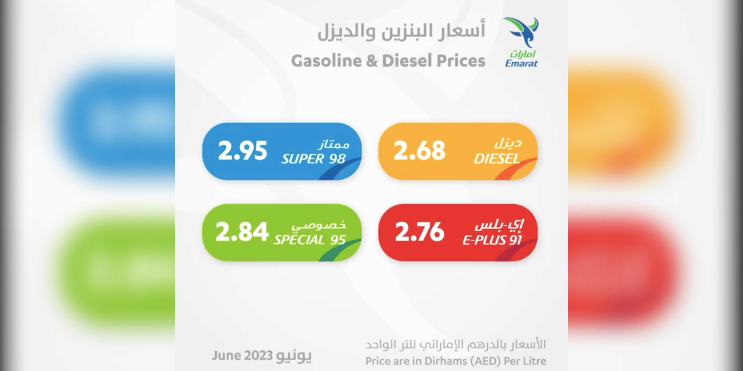 UAE fuel price committee reveals June 2023 petrol and diesel prices