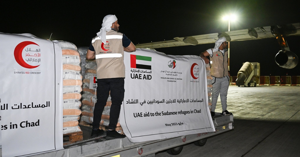 UAE sends urgent food supplies to Sudanese refugees at the Chadian ...