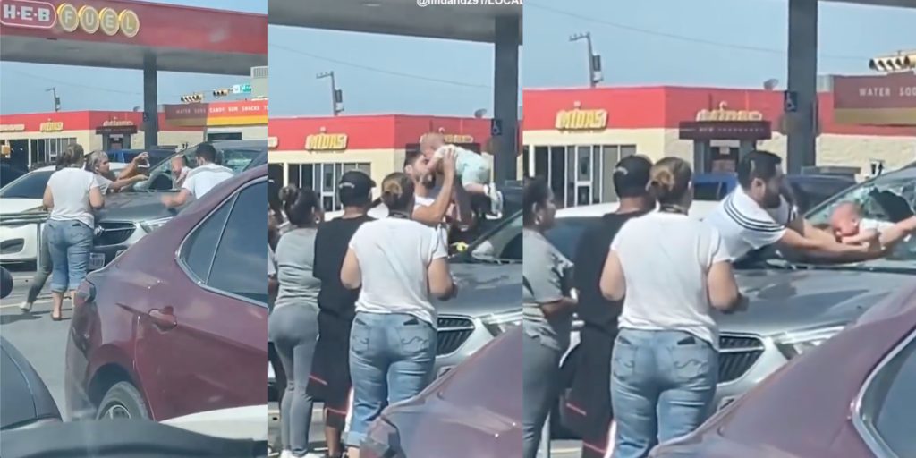 WATCH: Father Desperately Smashes Windshield To Rescue His Baby Inside ...