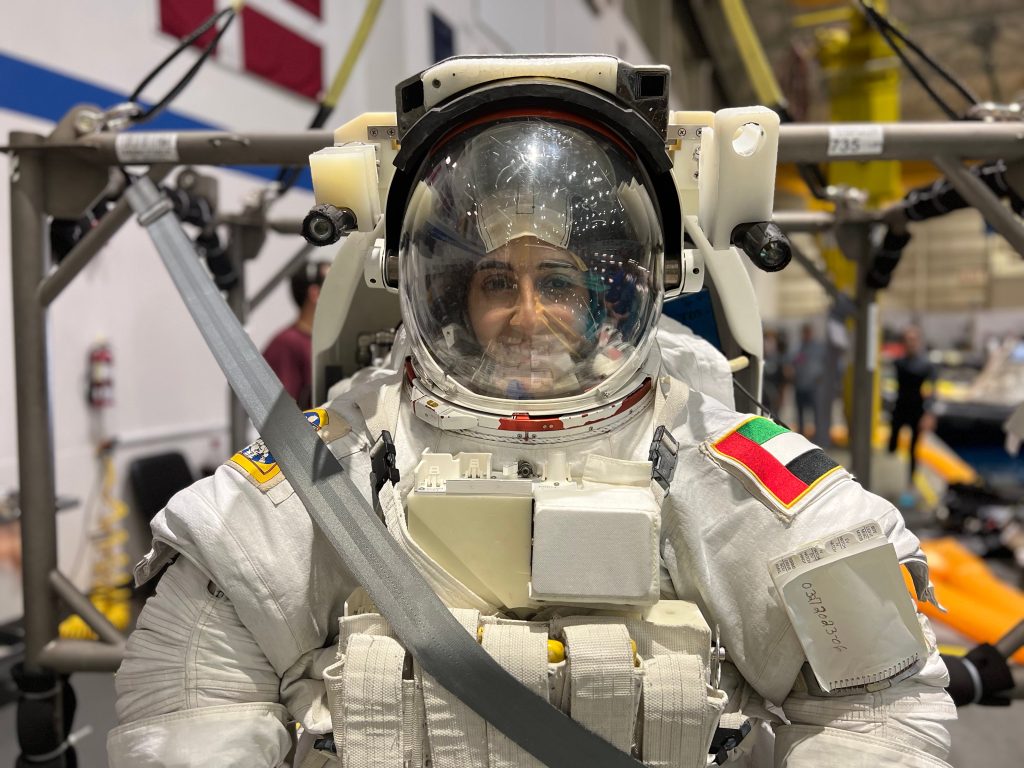 UAE's first woman astronaut trains for spacewalks - The Filipino Times