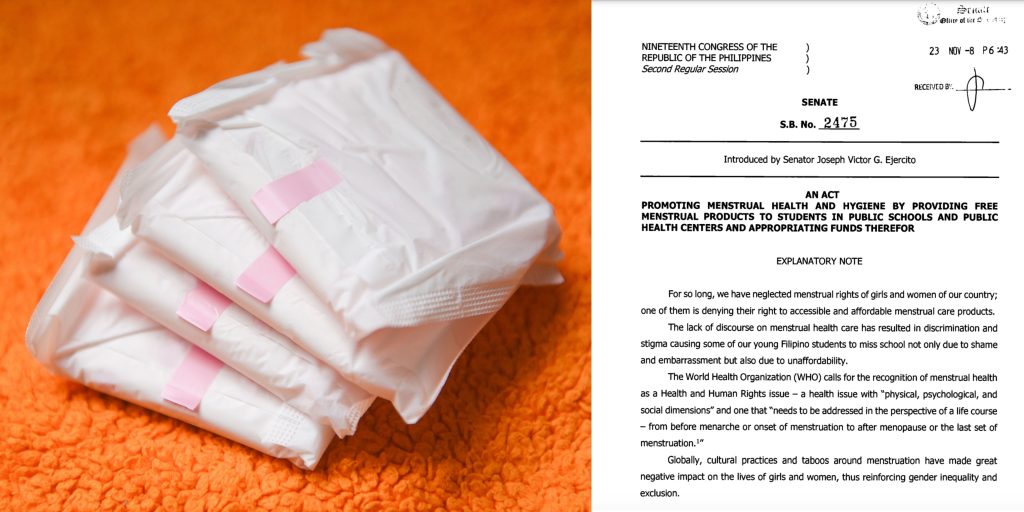 Senate Bill Aims To Provide Free Menstrual Products For Women In Ph