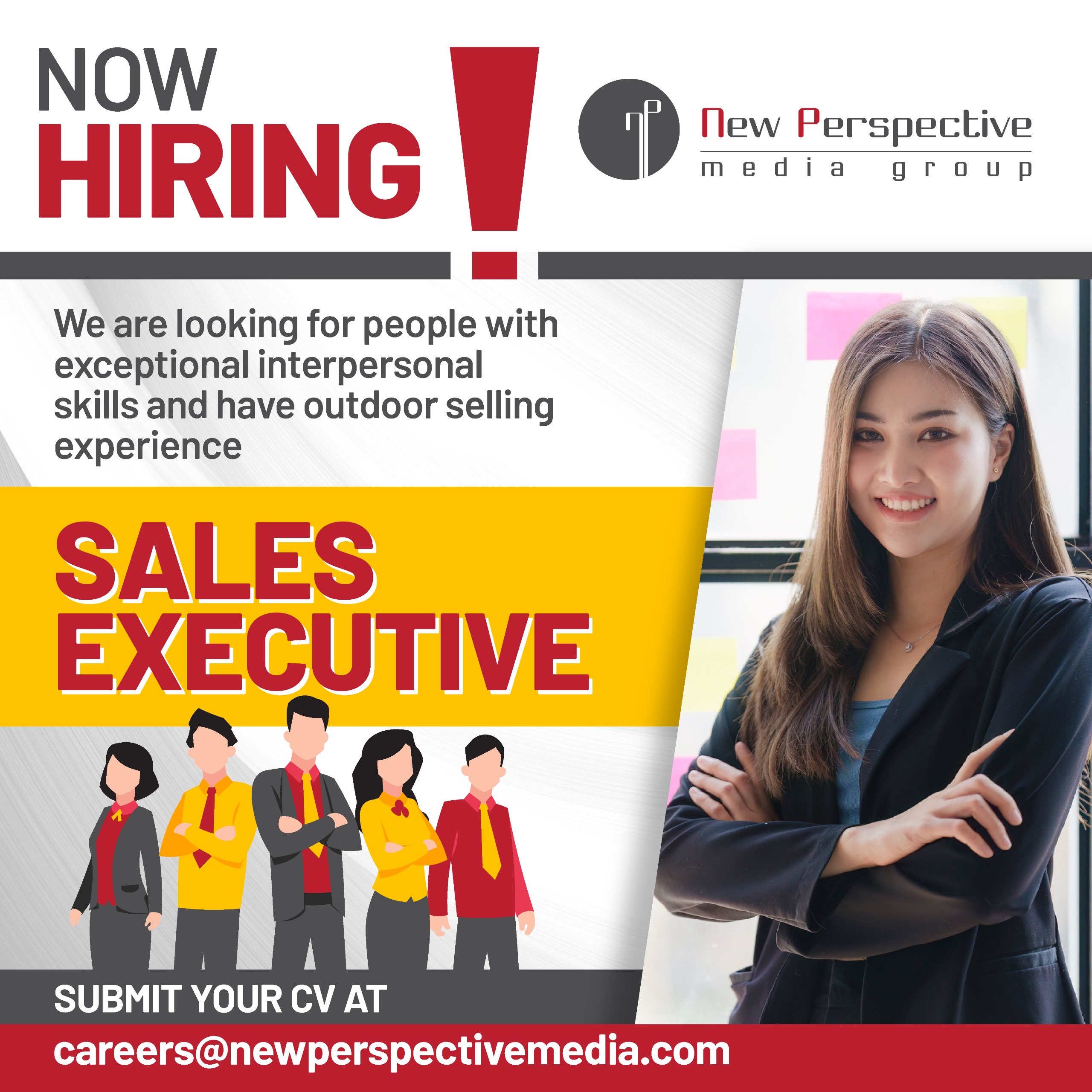 Sales Executives Wanted: Job Alert from The Filipino Times in Dubai ...