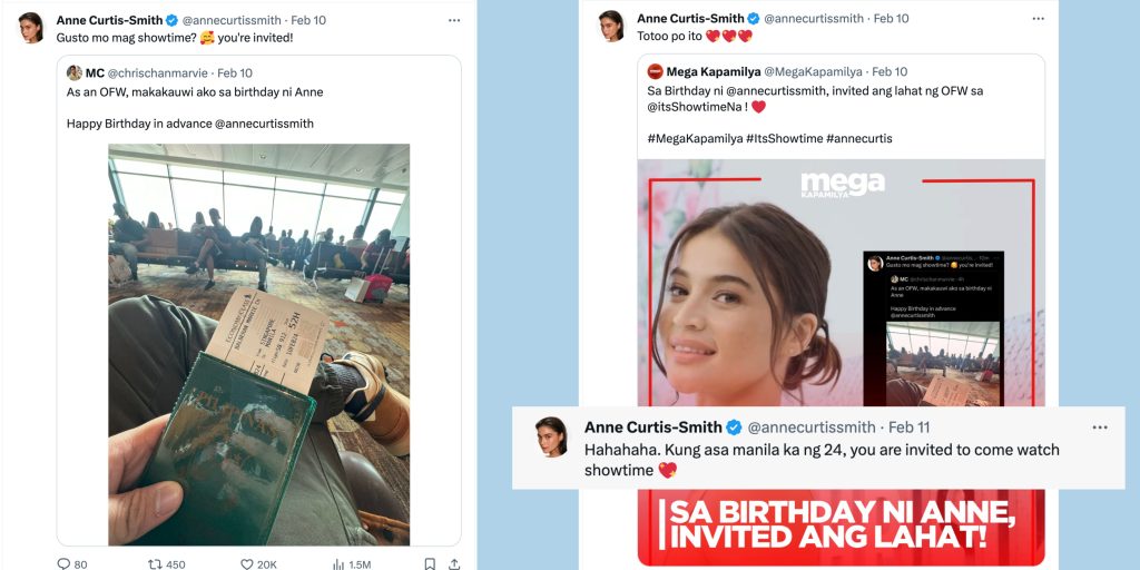 Anne Curtis invites OFWs to her birthday show on It's Showtime - The ...