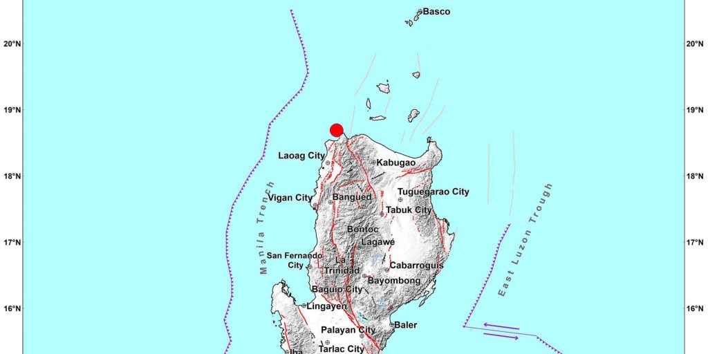 Magnitude-5.4 Earthquake Rocks Pagudpud, Ilocos Norte - The Filipino Times