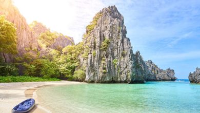 Hidden beach in ph istock