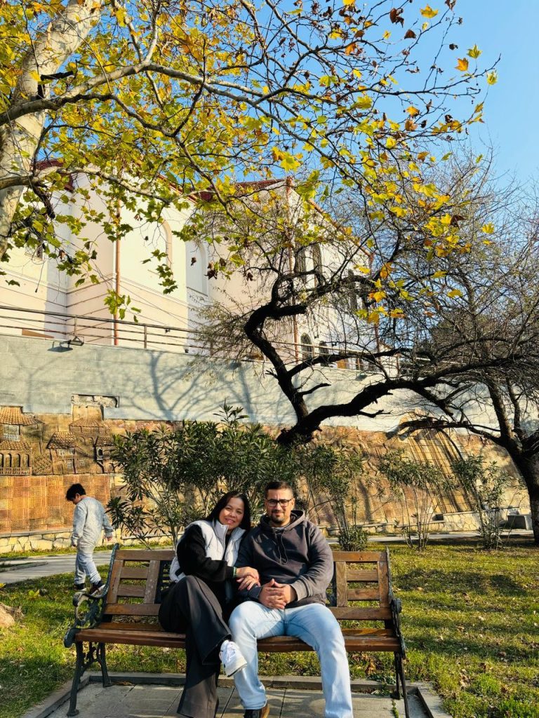 Angel Bisht and family