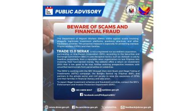 DMW advisory against ofw investment scams