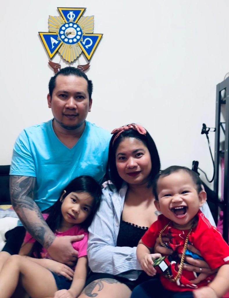 Denmarx Orobio and family